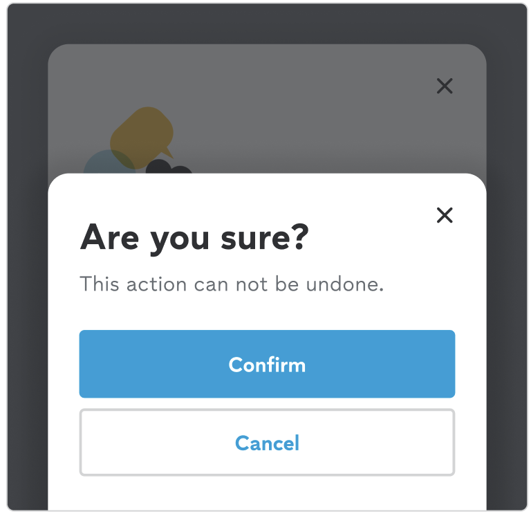 Use for sign ups